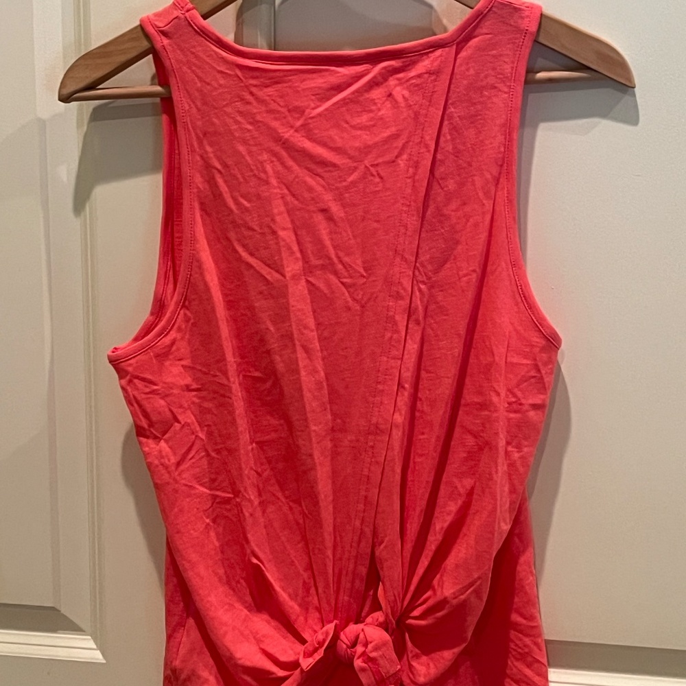 J. Crew Vintage Cotton Knot Back Tank Top NEW - Picture 3 of 4